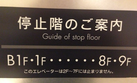 Guide of stop floor (photo by Tim Young)